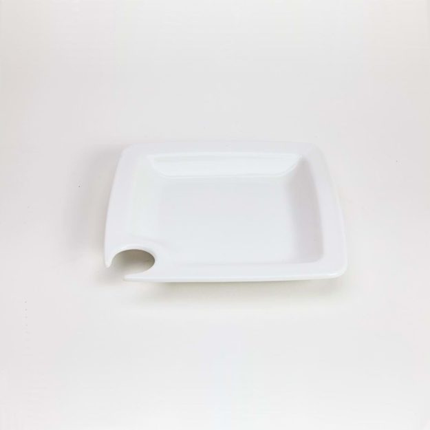 Square 7.25 cocktail plate