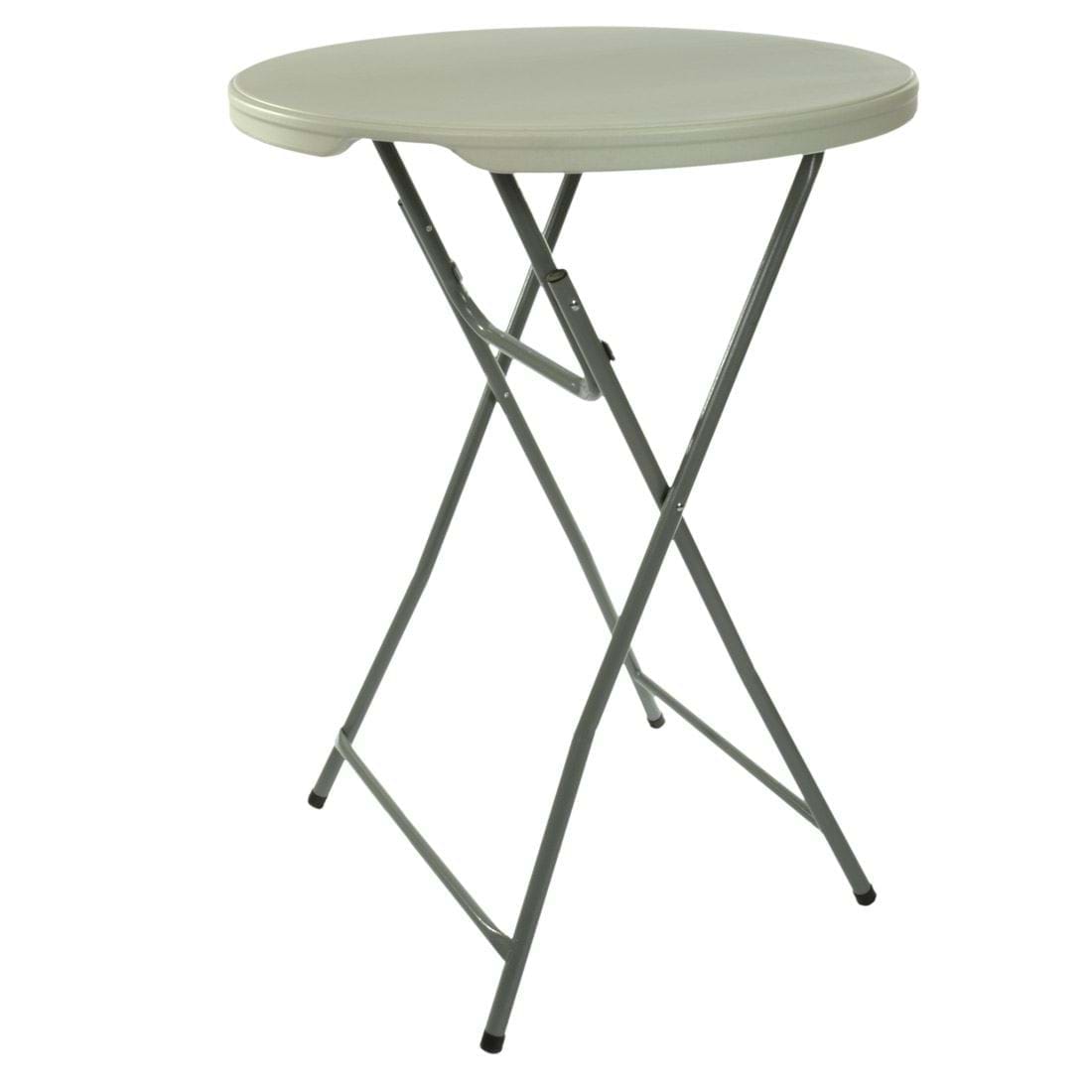 Tall plastic folding cocktail table 32 inch